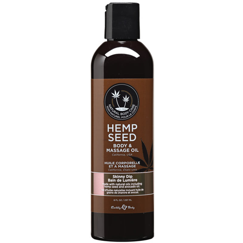 Earthly Body Massage & Body Oil - 8 oz Skinny Dip
