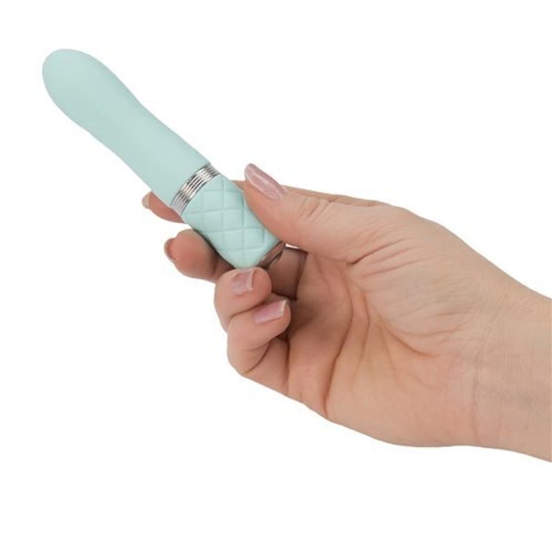 Pillow talk flirty vibe w/swarovski crystal teal