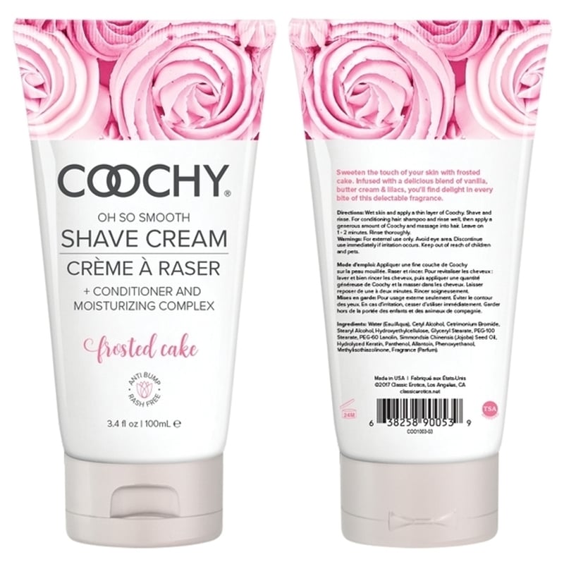 Coochy shave cream frosted cake 3.4 oz