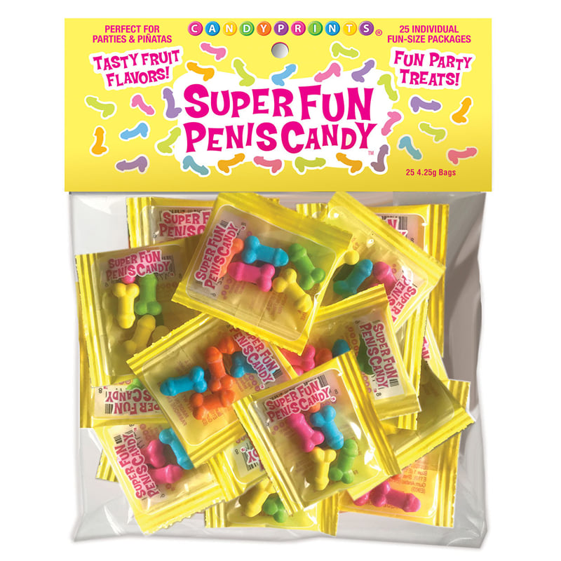 Super Fun Penis Candy 25 Individual Fun-Size Packages