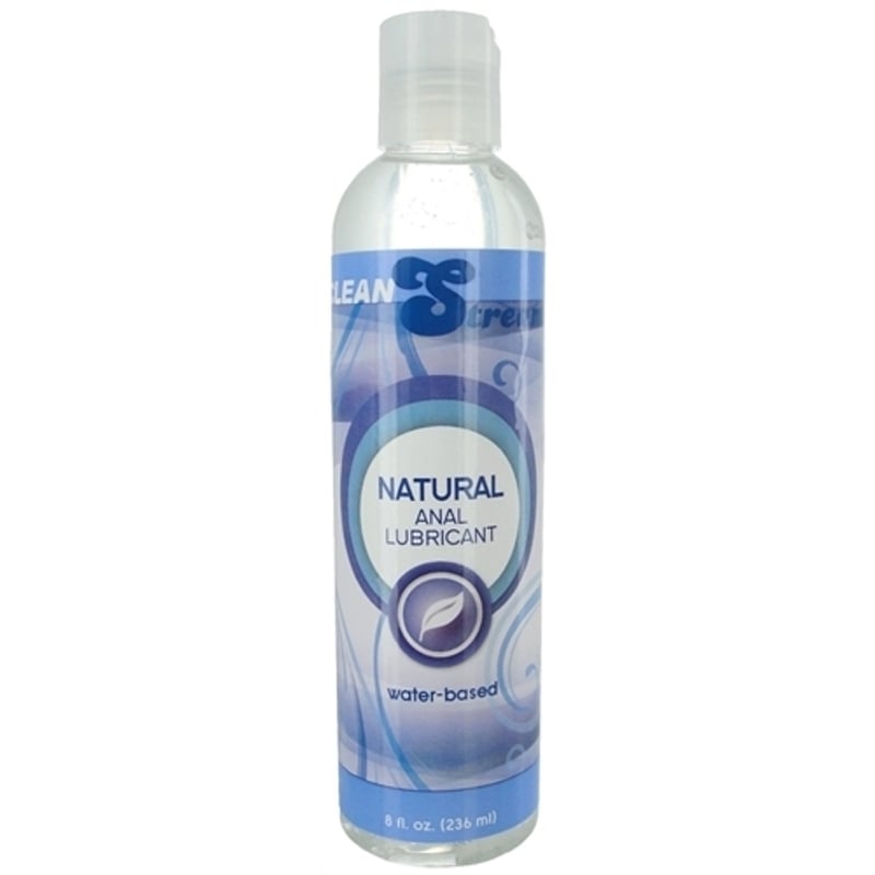 Natural Water Based Anal Lubricant 8 Oz