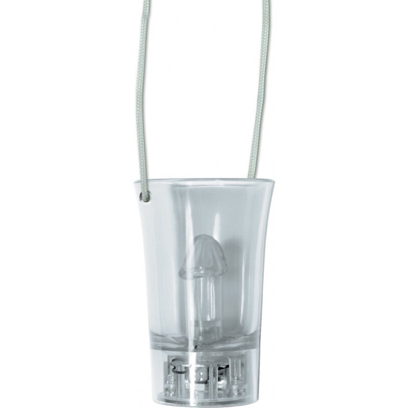 Light up pecker party shot glass