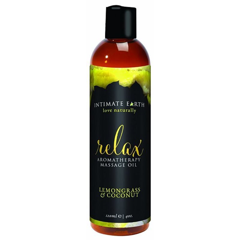 Intimate earth relax massage oil 4oz