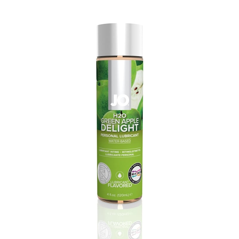 Jo H2O Green Apple 4 oz Flavored Lubricant