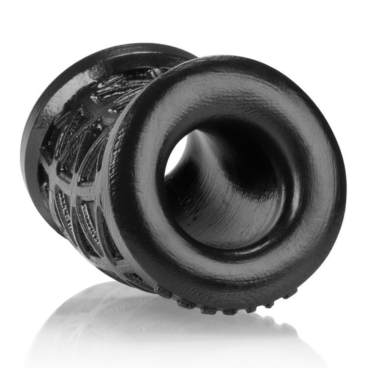 Morph Sleek Geometric Pattern Ballstretcher Silicone Smoosh Black