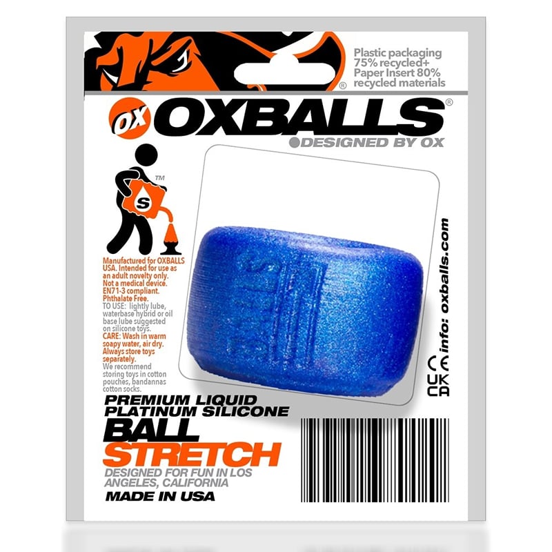 Balls-t ball stretcher blue atomic jock