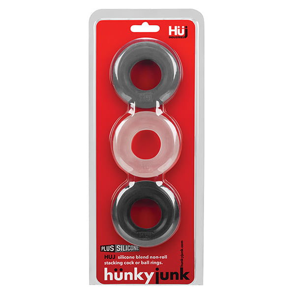 Hunkyjunk huj c-ring 3pk tar/ multi
