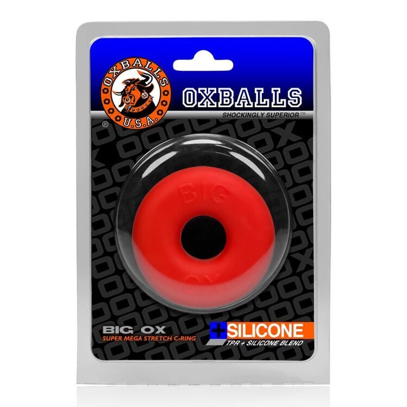Big ox cockring oxballs red ice