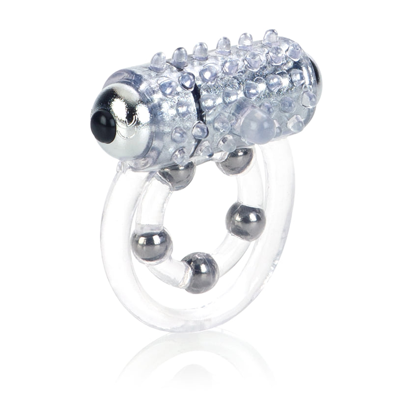 Maximus Enhancement Ring 5 Stroker Beads Rechargeable Clear
