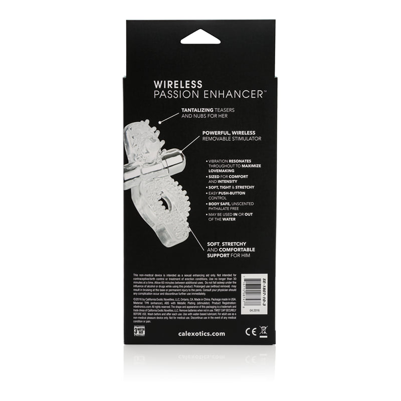 Wireless Passion Enhancer Rechargeable Clear