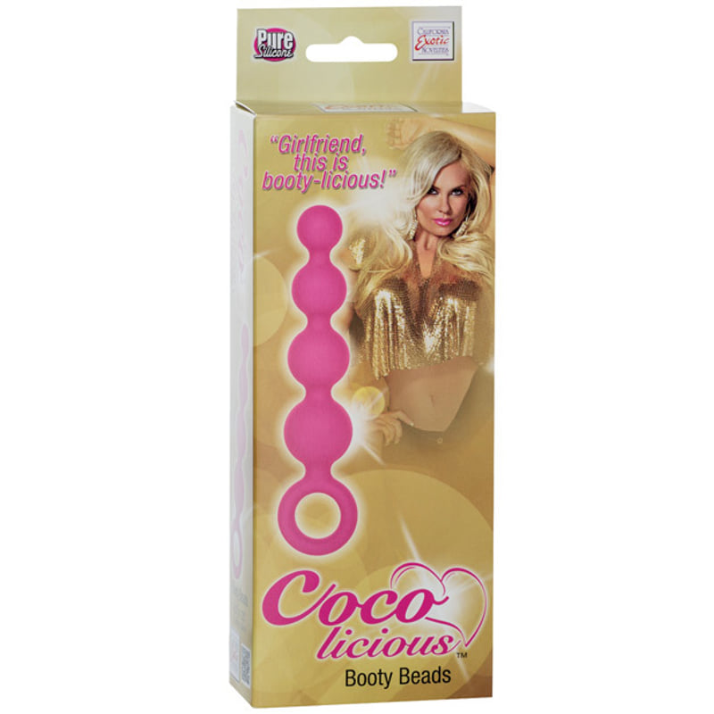Calexotics Silicone Booty Beads - Pink