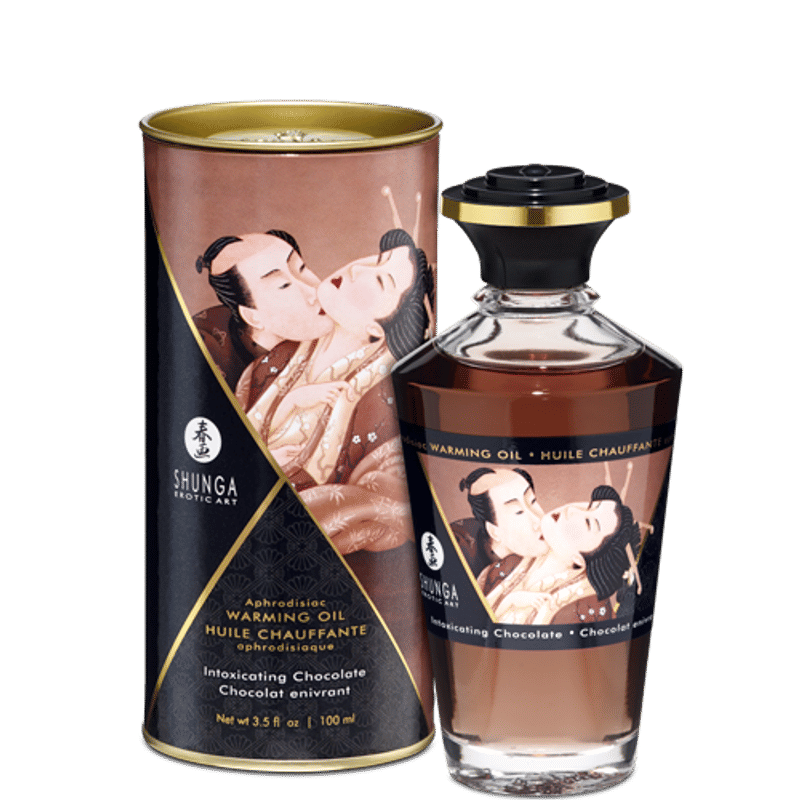 Warming massage oil intoxicating chocolate 3.5 oz