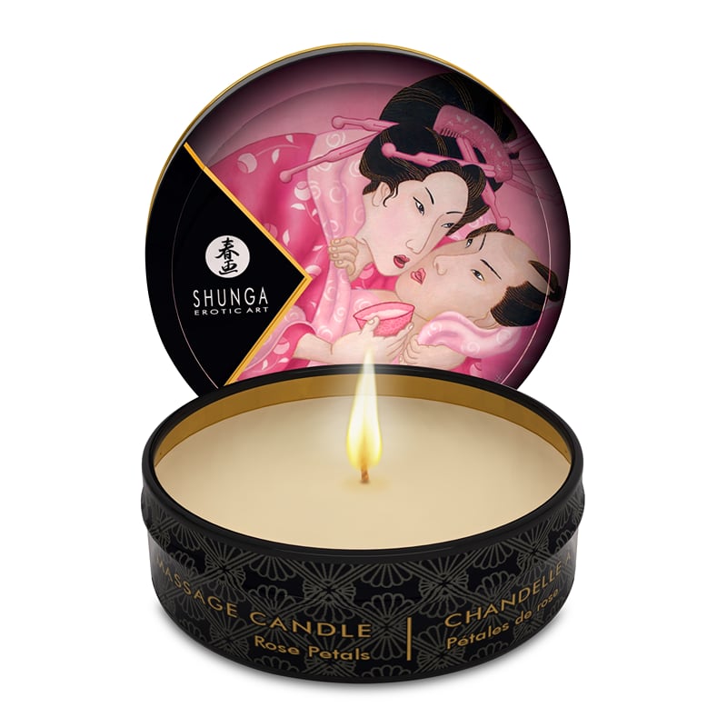 Mini Massage Candle - Aphrodisia - Roses Petals - 1 Fl. Oz.