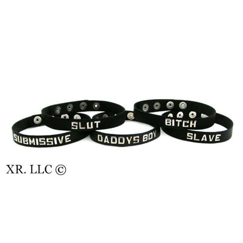 Leather ID Collars- Slut