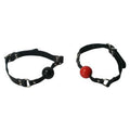 Black Silicone Ball Gag