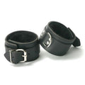 Strict Leather Fur Lined Wrist Cuffs