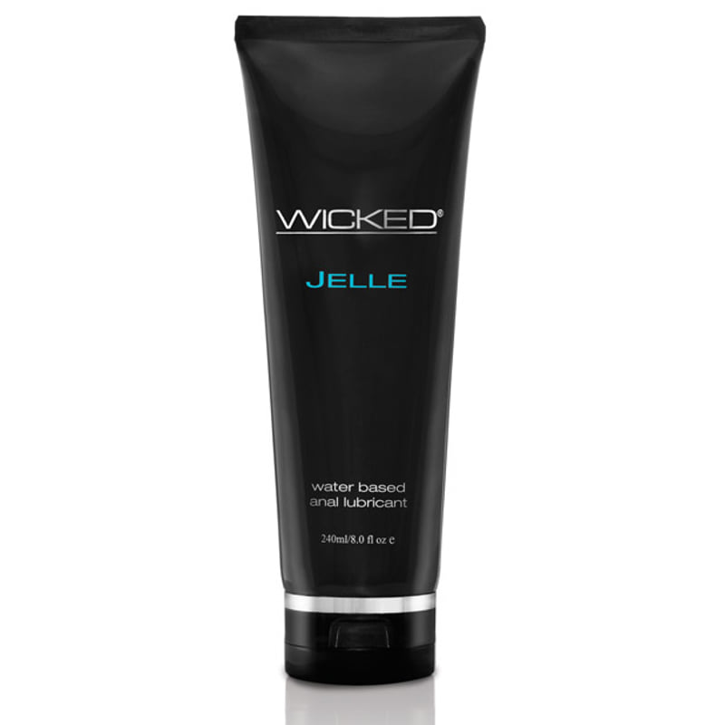Wicked Sensual Care Jelle Water Based Anal Lubricant - 8 oz Fragrance Free