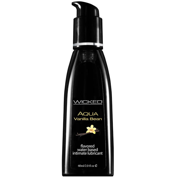Wicked Sensual Care Aqua Water Based Lubricant - 2 oz Vanilla Bean
