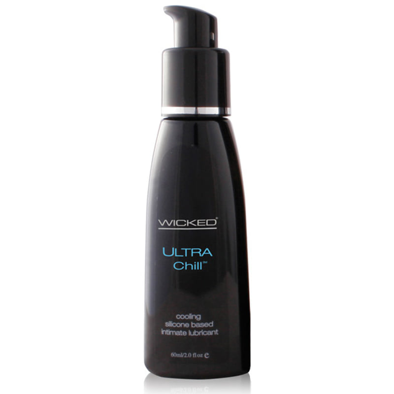 Wicked Sensual Care Ultra Chill Cooling Sensation Silicone Based Lubricant - 2 oz