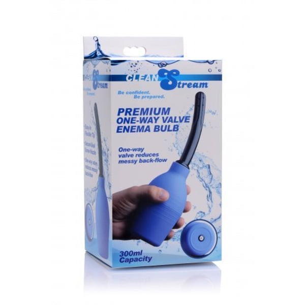 Cleanstream premium one-way valve enema bulb