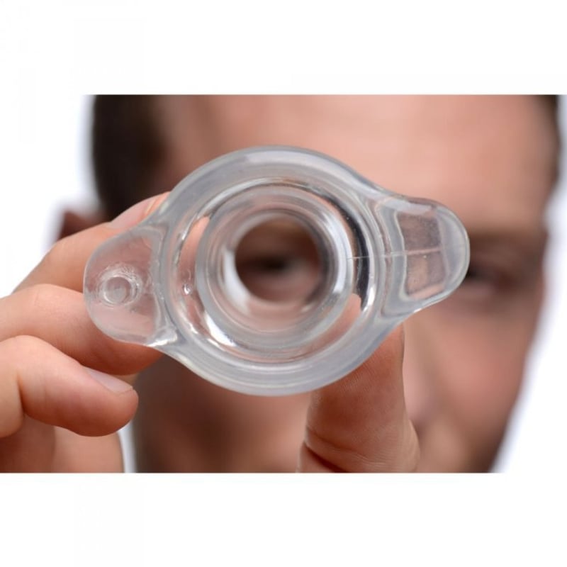 Master series gape glory clear hollow anal plug